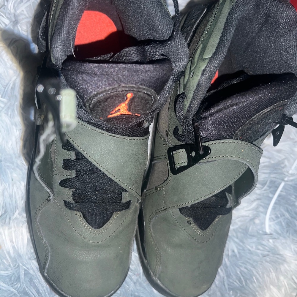 Jordan Kids Sneakers - Olive and Black